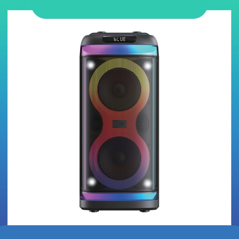 Колонка для вечеринок Topsound G360 с RGB-подсветкой, 2 динамика 6,5 дюйма, 60 Вт, Bluetooth