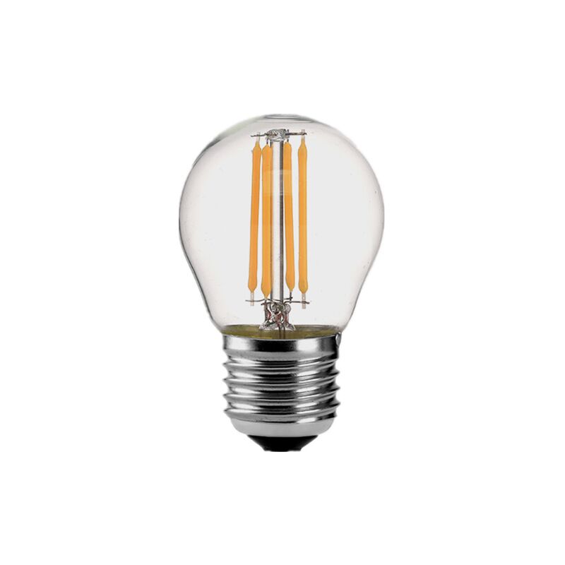 Филаментная LED-лампа Эдисона G45, ретро, стеклянная колба, E27/E14, 2–8 Вт, 2200–6000K