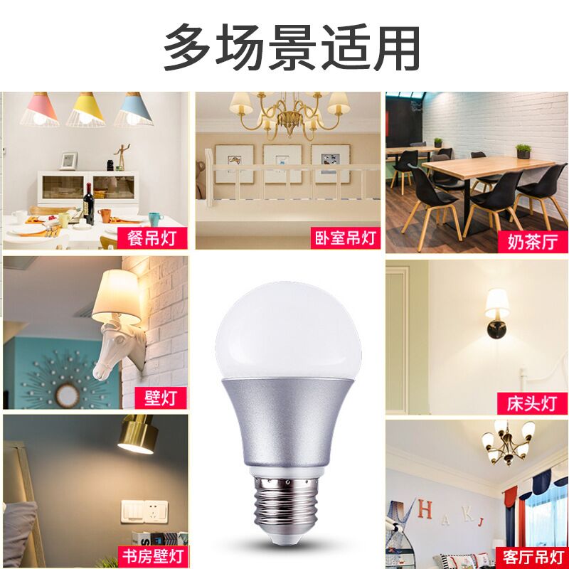 Светодиодная лампа FSL (Foshan Lighting) A60, цоколь E27/E14, 3–25 Вт, белый или тёплый свет