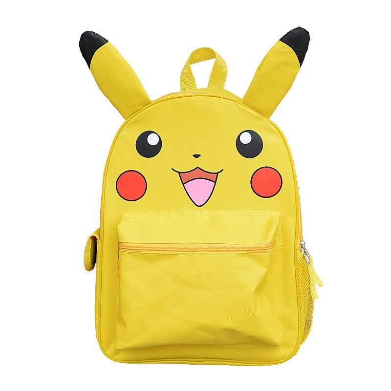 Детский рюкзак Pokémon с Пикачу, канвас, жёлтый, 2 размера, для школы и прогулок