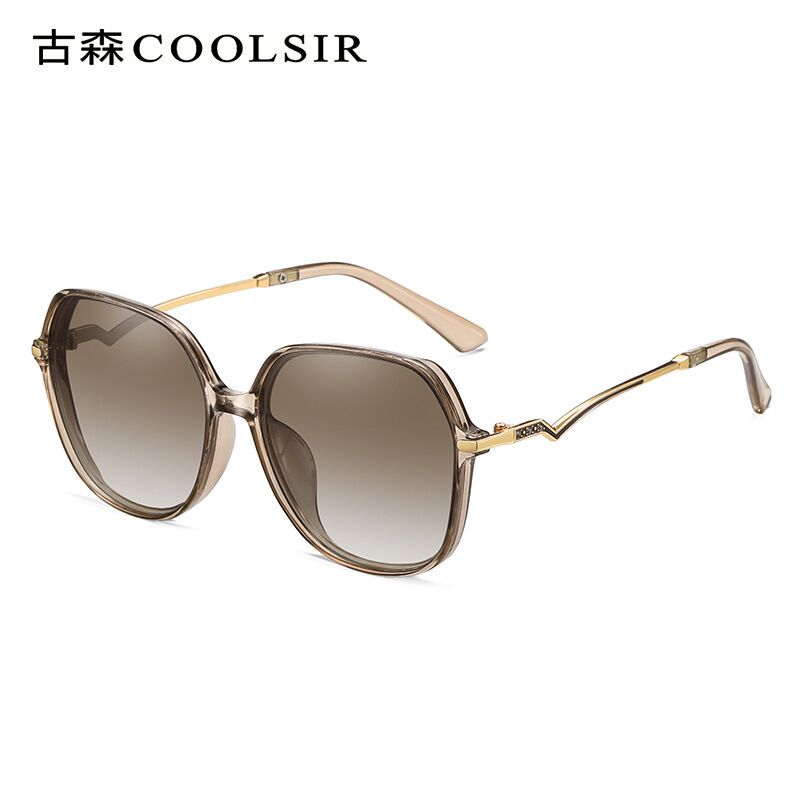 Солнцезащитные очки женские Coolsir XL3035, поляризационные, крупная оправа, UV400