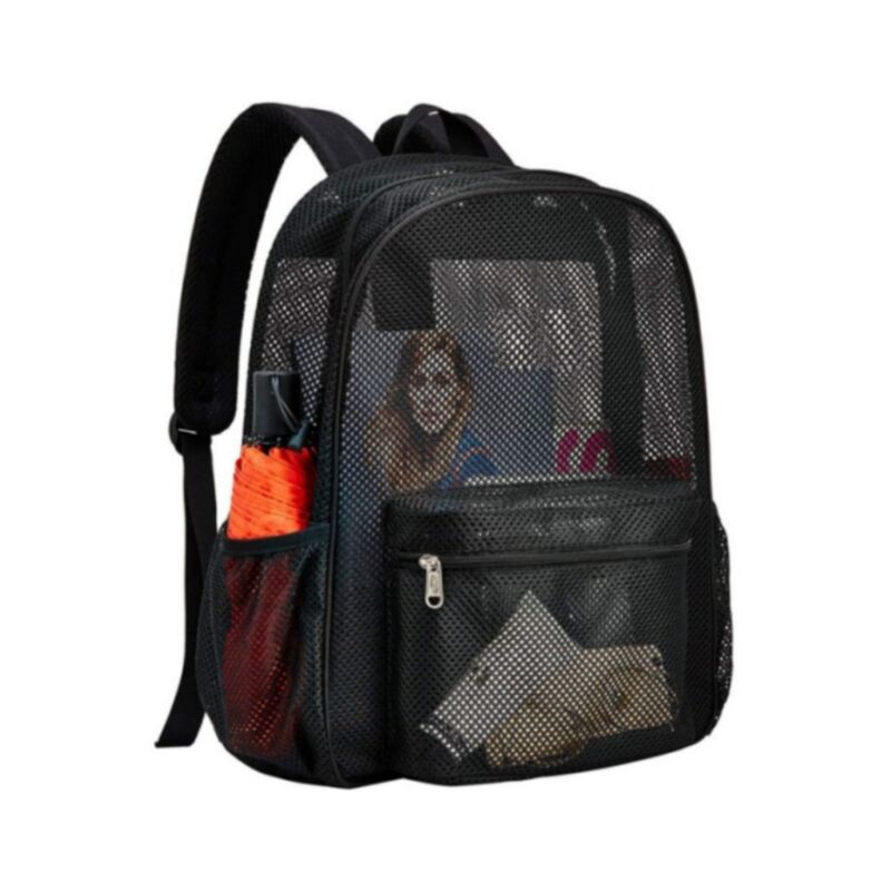 Сетчатый рюкзак для пляжа, бассейна и поездок, полиэстер, 20–35 л, унисекс