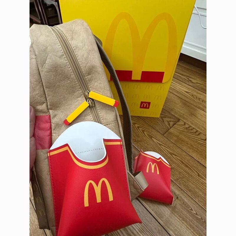 Рюкзак McDonald's из крафт-бумаги, лимитированная серия Big Fries Day 2026, 36–55 л