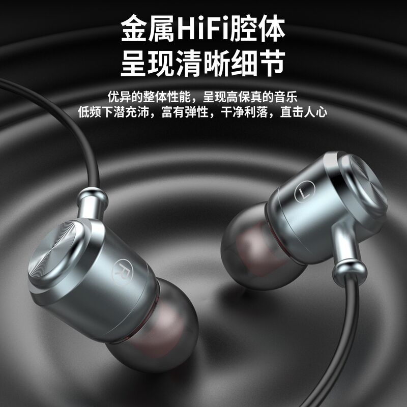 Проводные наушники-вкладыши Jintaino G31, Type-C/3.5 мм, с микрофоном, HiFi