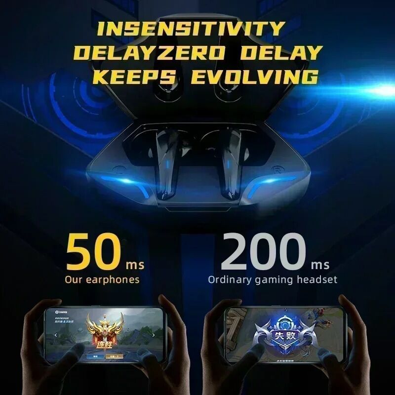 Беспроводные игровые TWS-наушники X15 Pro, Bluetooth 5.0, подключение к двум телефонам, чёрные и белые