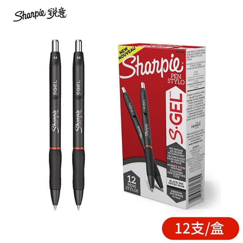 Гелевая ручка Sharpie S-Gel 0,5 мм, пластиковый корпус, для письма и подписи