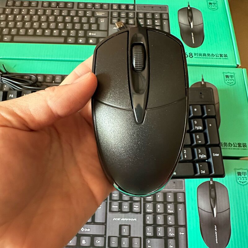 Проводной комплект клавиатура и мышь Bingjia HS-168, USB, оптическая мышь 1000 dpi, для офиса, дома и игр