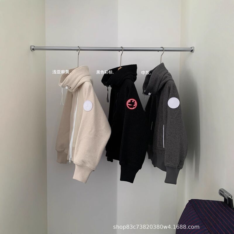 Женская флисовая куртка-бомбер Canada Goose Chilliwack SS25, шерсть, на молнии, стойка