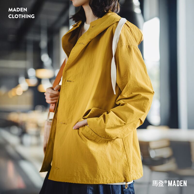 Женская ветрозащитная куртка Madden в стиле workwear с капюшоном и кулиской, свободный крой