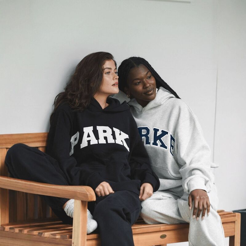 Женское худи в стиле Varsity с вышивкой, плотное, хлопок, свободный крой, капюшон