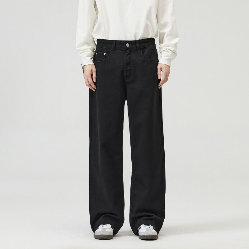 Джинсы JIAMU baggy мужские свободные прямые широкие, 7 цветов, хлопок 100 %