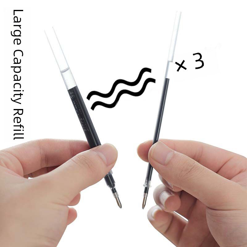 Гелевая ручка Baoke PC1828/PC1838/PC1848 большой ёмкости, с колпачком, 0,5/0,7/1,0 мм