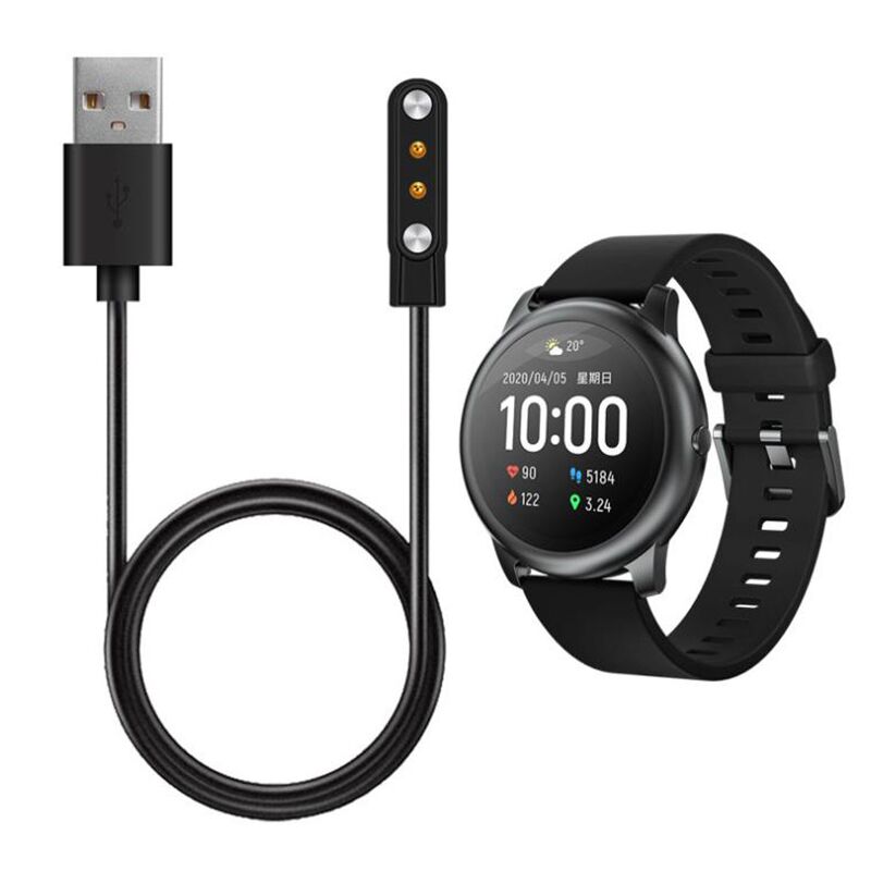 Магнитный зарядный кабель для смарт-часов Haylou Solar LS05, Haylou RT, LS01, LS02, Mibro Air, 1 м