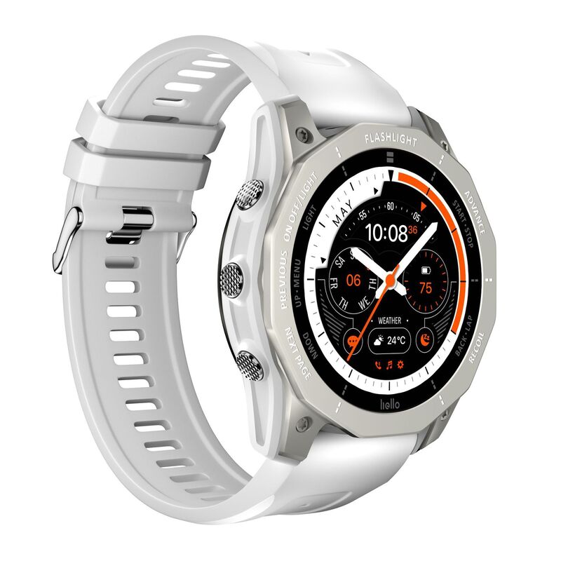 Смарт-часы WENYI GT01 с двухчастотным GPS, AMOLED-экран, водозащита 30 м, звонки по Bluetooth