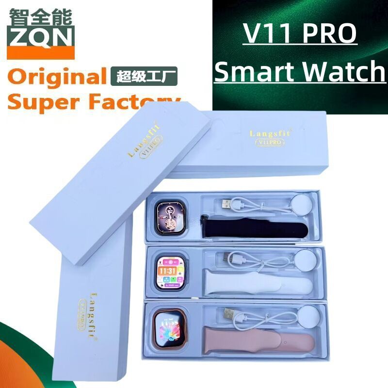 Смарт-часы Zhiquanneng V11 Pro, многоязычное меню, звонки по Bluetooth, пульсометр
