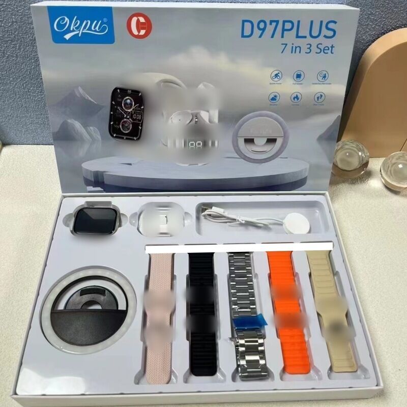 Смарт-часы D97 Plus мужские, экран 2,01", звонки по Bluetooth, пульс, давление, SpO2, IPS