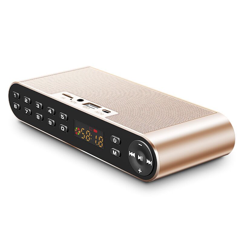 Портативная Bluetooth-колонка Q8, 2 динамика, HiFi, слот для карт, USB, аккумулятор 2200 мА·ч