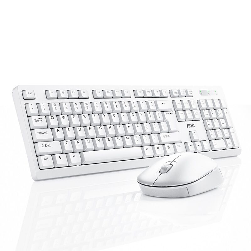 Беспроводной комплект клавиатура и мышь AOC KM210, USB-приёмник, 1000 dpi, для ПК, моноблока и ноутбука