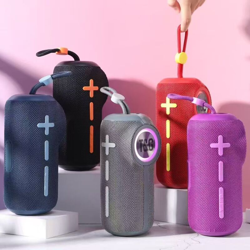 Портативная Bluetooth-колонка T&G TG698 с двумя динамиками, тканевый корпус, 15 Вт, Bluetooth 5.3, TWS