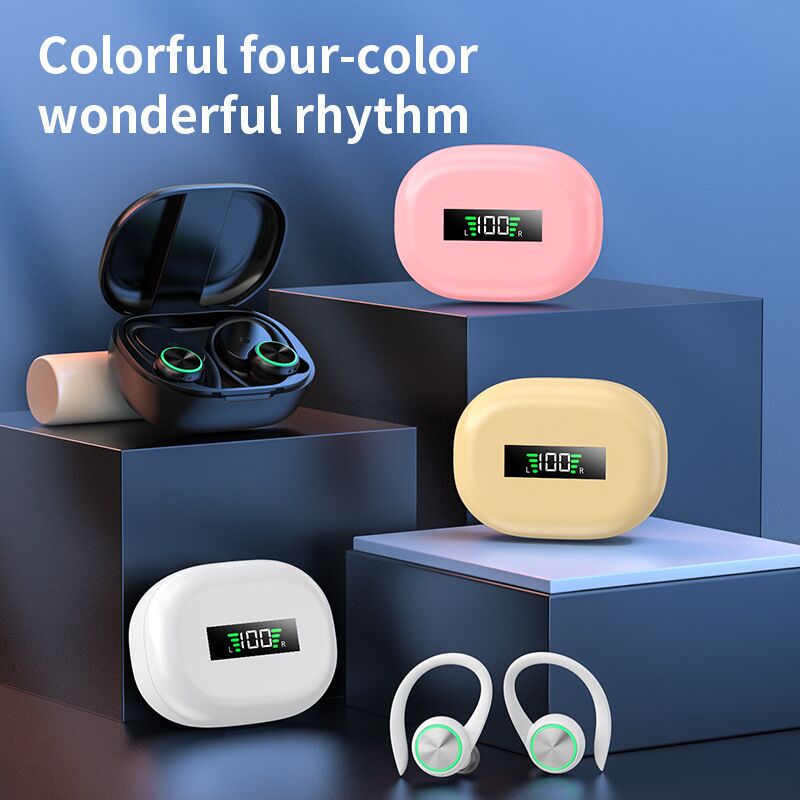 Беспроводные спортивные наушники Bluetooth 5.3 с креплением за ухо, шумоподавление, до 8 часов работы