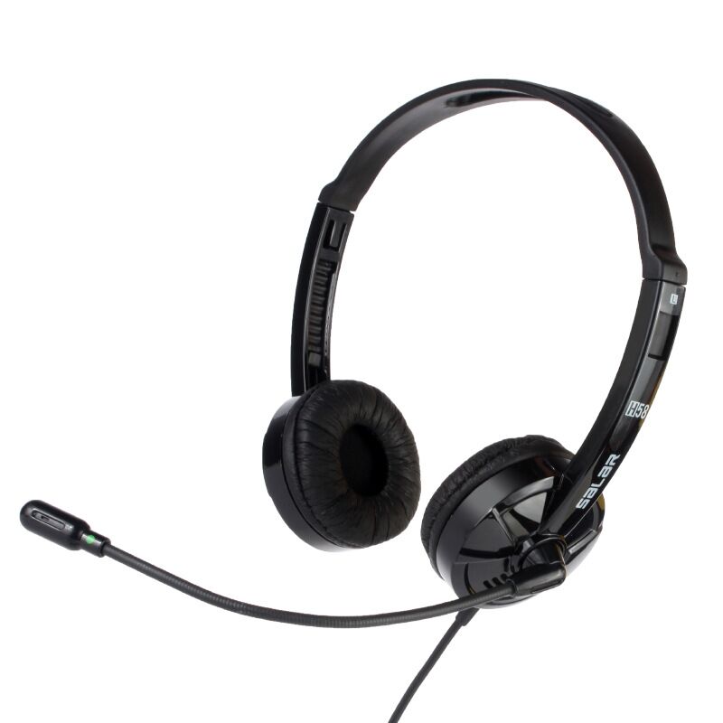 Проводная накладная гарнитура Salar H58 с микрофоном, USB, для колл-центра и офиса