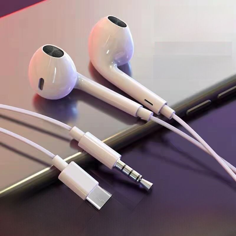 Проводные наушники-вкладыши Type-C, цифровой разъём, плоский штекер, для Apple, Huawei, OPPO, vivo