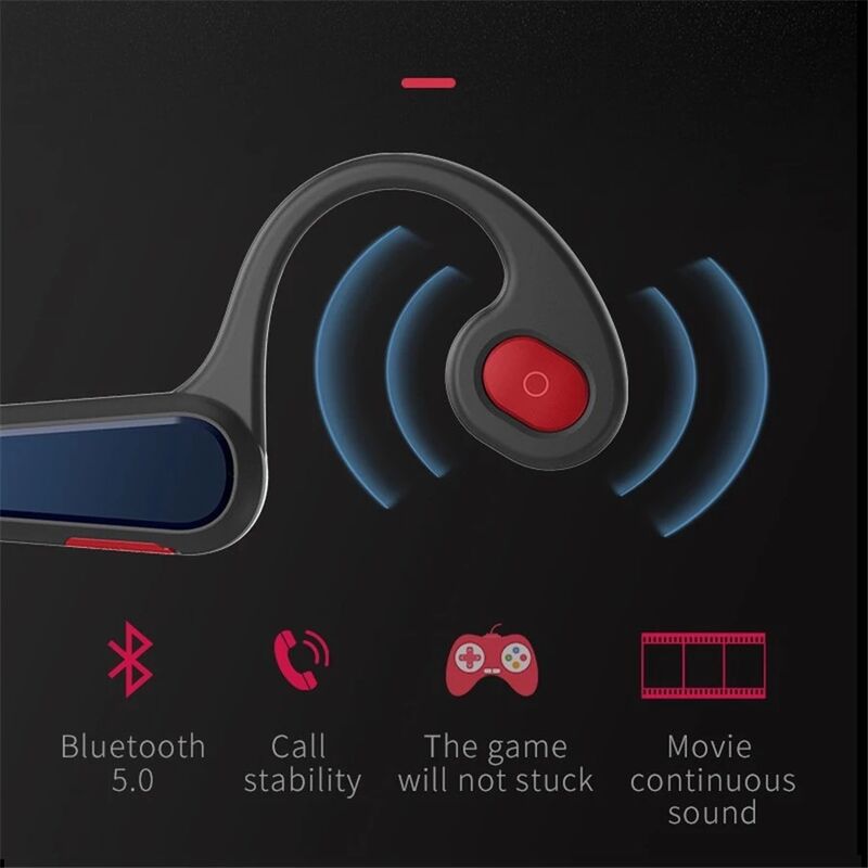 Беспроводные наушники с костной проводимостью A9, заушное крепление, Bluetooth 5.0