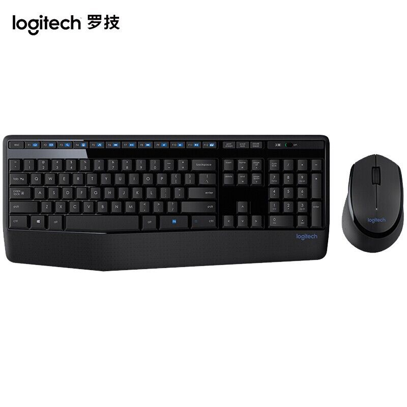 Беспроводной комплект клавиатура и мышь Logitech MK345 с мышью M275, USB-приёмник, 1000 dpi