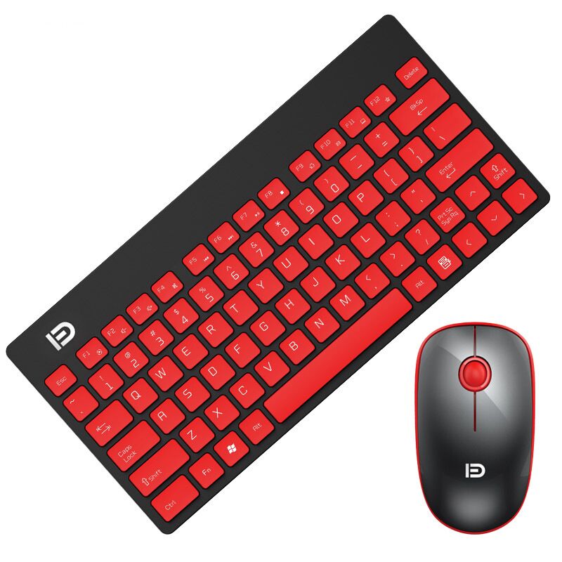 Беспроводной комплект клавиатура и мышь Fude 1500, тонкий, USB 2,4 ГГц, 1600 dpi, для офиса и дома