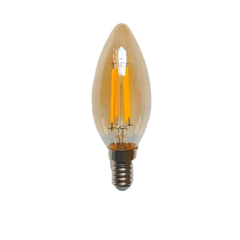 Филаментная LED-лампа «Эдисон» ретро, свеча и шар G45, янтарная, 2700K, E14/E27, 2–6 Вт