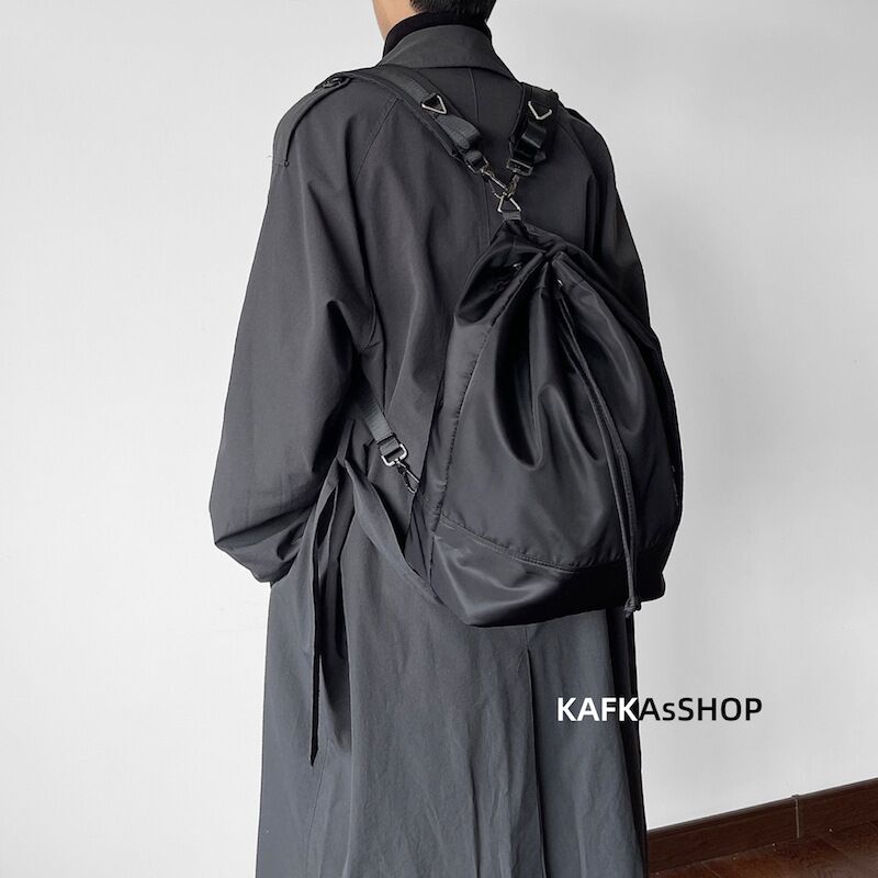 Сумка-рюкзак KAFKAsSHOP 2 в 1, форма «мешок», унисекс, полиэстер, водоотталкивающая, 20–35 л