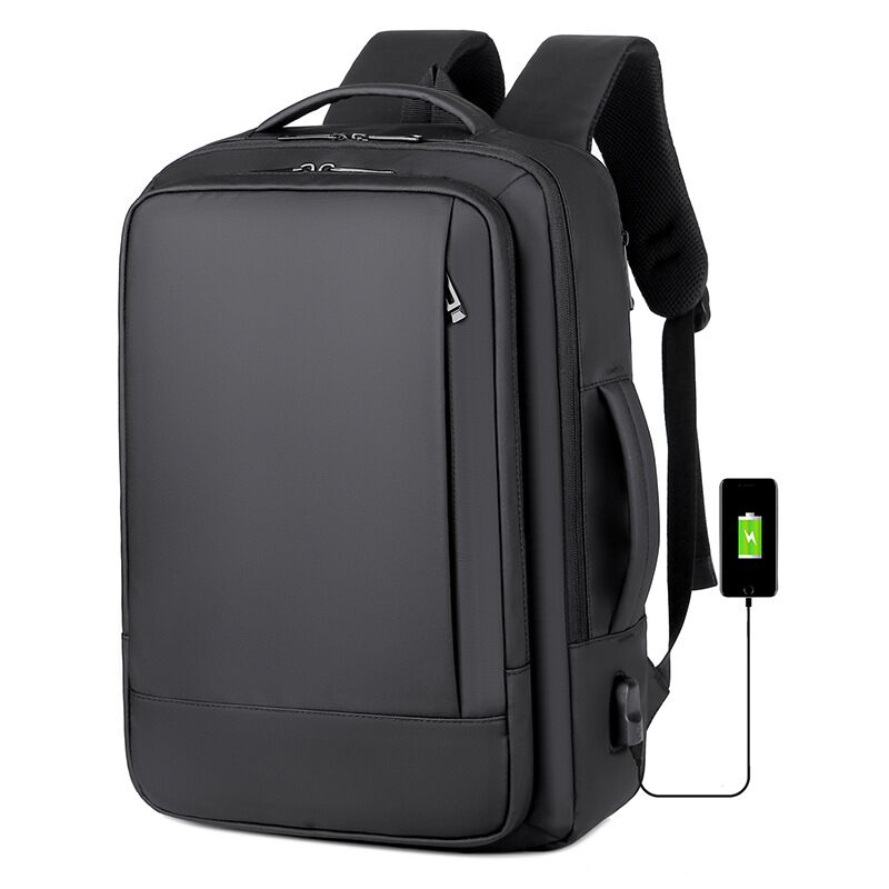 Рюкзак для ноутбука 15,6" Weibaige с USB-портом, оксфорд, расширяемый, водоотталкивающий, 20–35 л