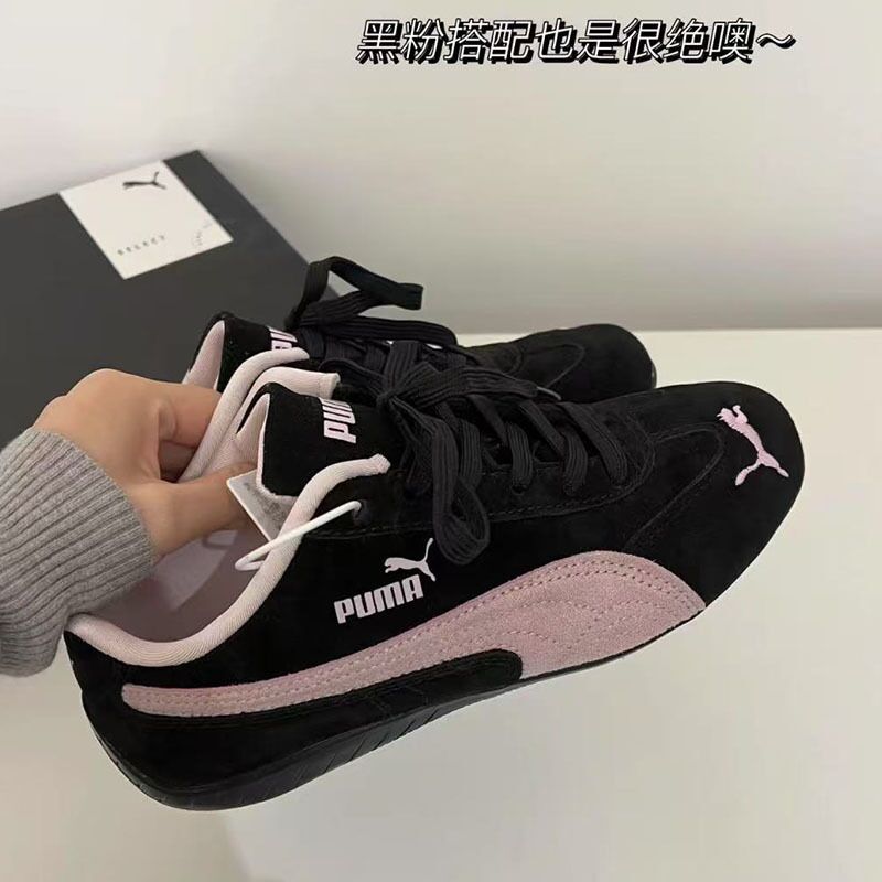 Кеды в гоночном стиле Puma Rose, унисекс, низкие, ретро, на шнуровке