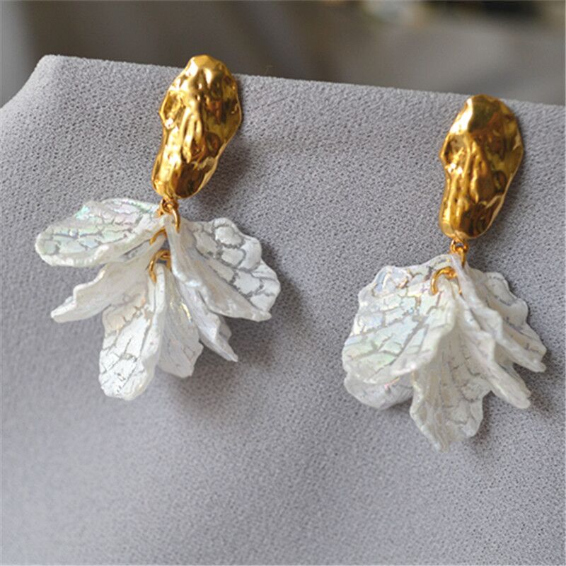 Серьги-подвески «Рыбка» Miya Sophia Jewelry с разноцветным хвостом, латунь с позолотой, акрил, серебро 925