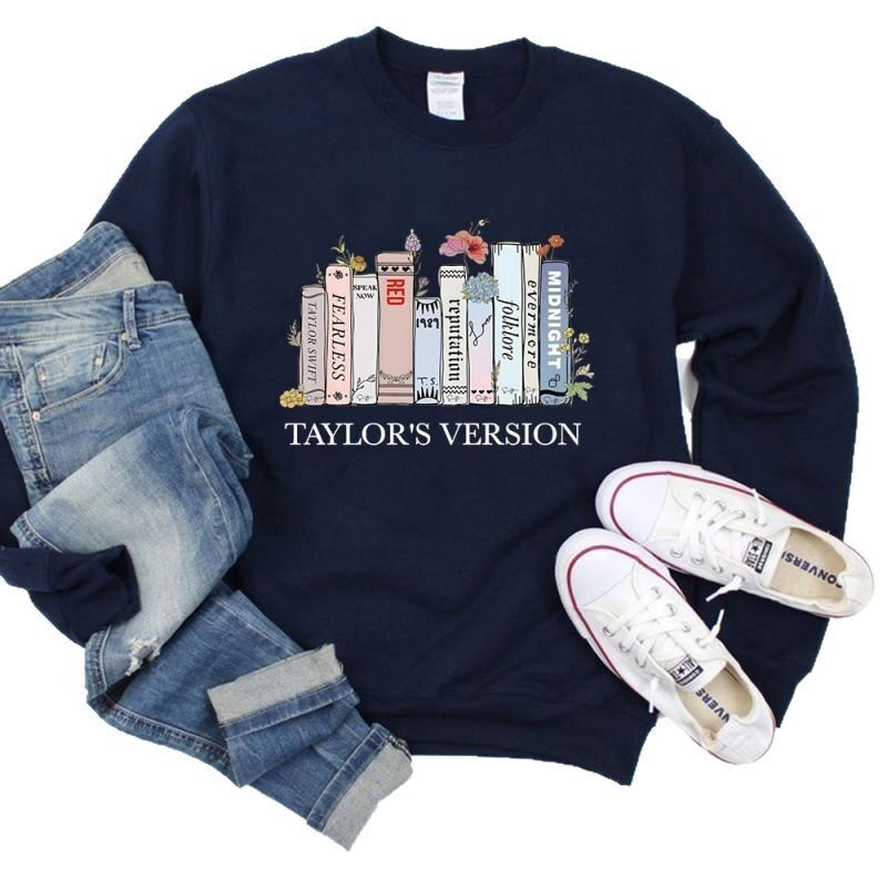 Свитшот в ретро-стиле Taylor's Version Eras Tour 2023, 3D-принт, полиэстер, женский, S–XXXL