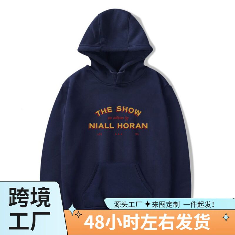 Худи HOOK ON YOU с принтом Niall Horan The Show, с капюшоном, удлинённое, полиэстер