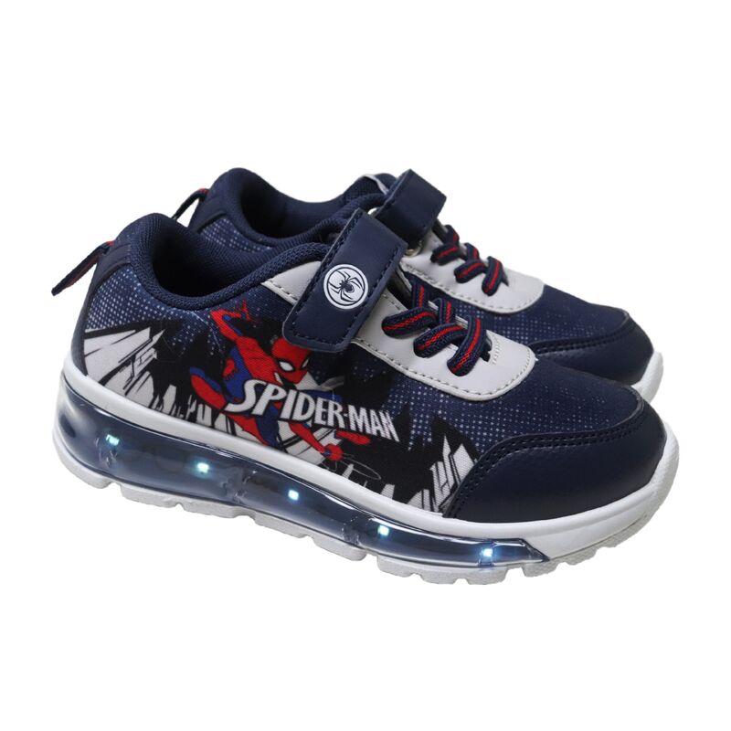 Кроссовки детские Risenshoes со светящейся LED-подошвой, верх из канваса и PU, липучка, для мальчиков