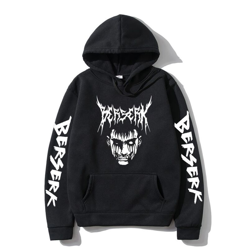 Мужское худи Hook On You с аниме-принтом Berserk Guts, манга, длинный рукав, размеры XS–4XL