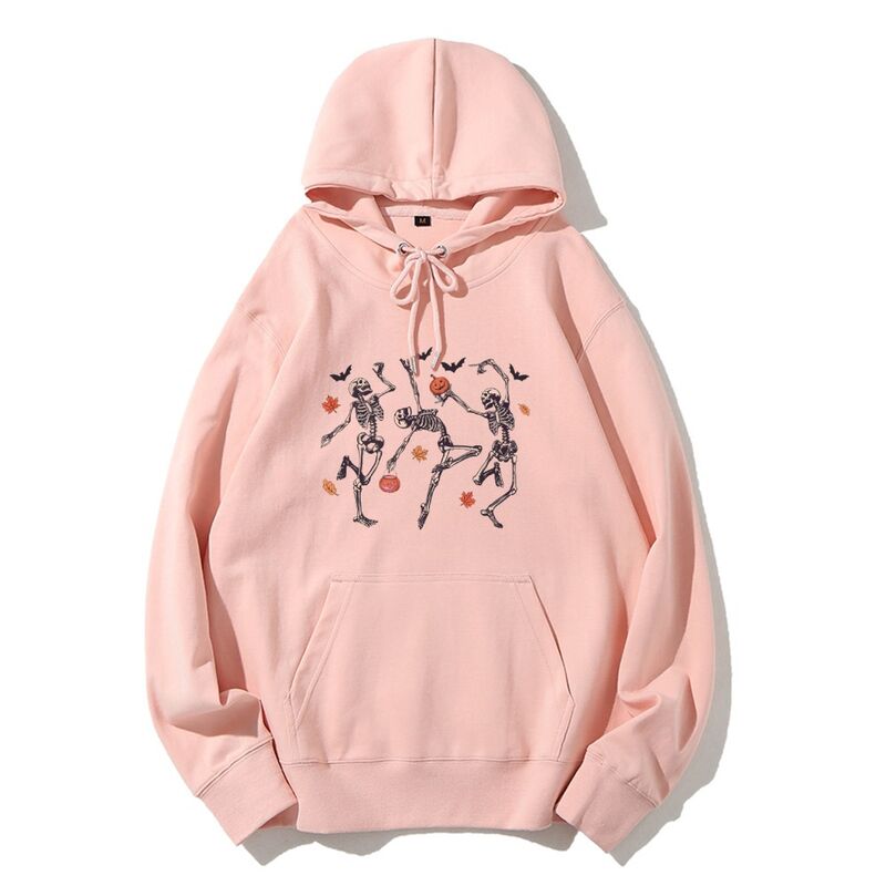 Худи Comfort Colors с принтом «Танцующий скелет», хлопок, свободный крой, размеры XS–XXXL