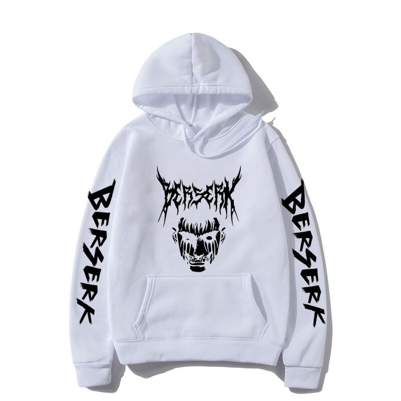 Мужское худи Hook On You с аниме-принтом Berserk Guts, манга, длинный рукав, размеры XS–4XL