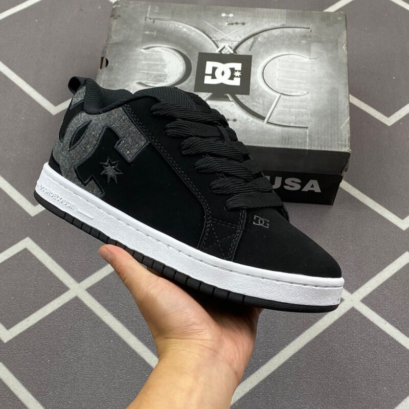 Кеды DC Shoes унисекс, широкая колодка, низкие, повседневные, большие размеры