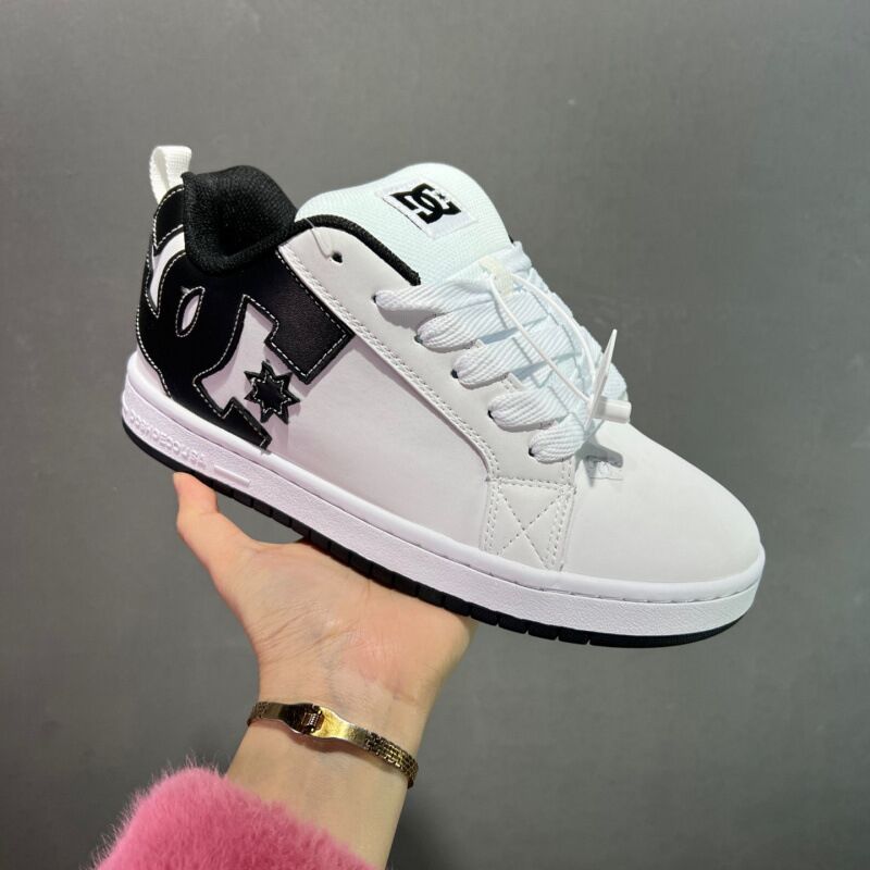 Кеды DC Shoes унисекс, широкая колодка, низкие, повседневные, большие размеры