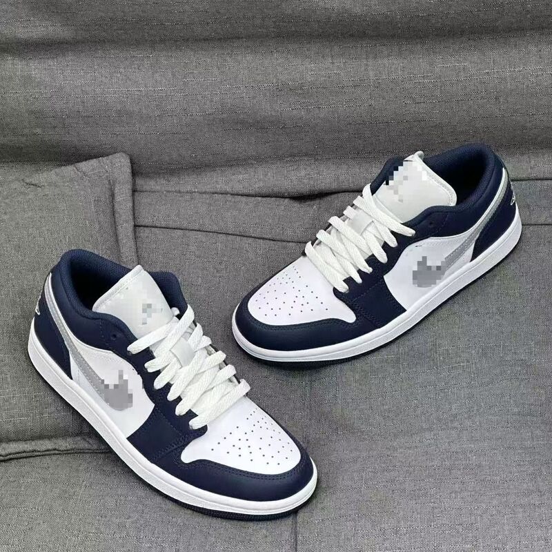 Кеды-мюли в стиле AJ1 Low, унисекс, верх из кожи КРС, с открытой пяткой, 20 расцветок