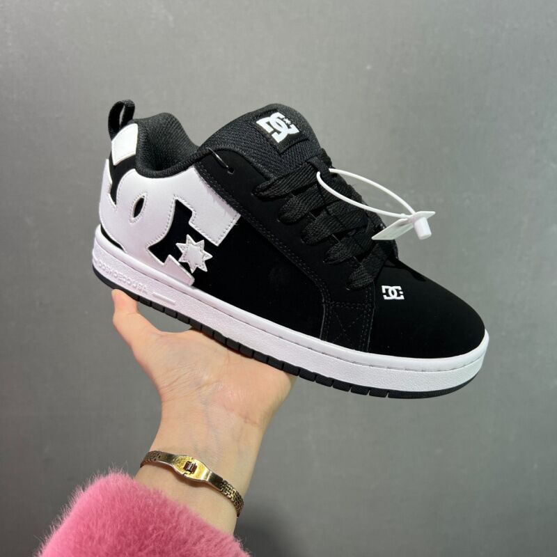Кеды DC Shoes унисекс, широкая колодка, низкие, повседневные, большие размеры