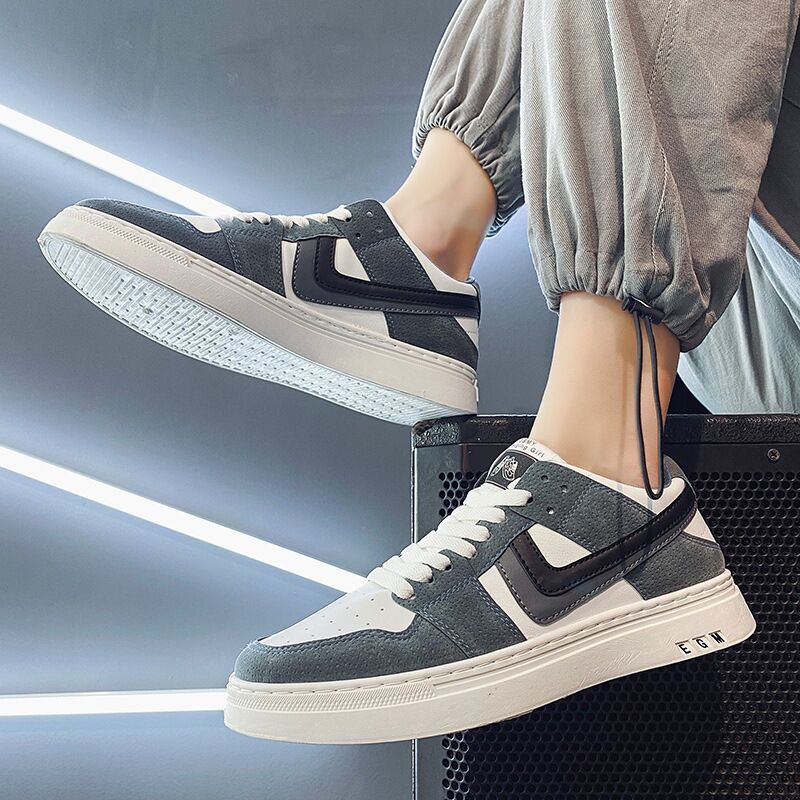 Мужские кеды AJ в стиле Air Force 1, модель 6201, низкие, воздухопроницаемые, синие, чёрные, серые