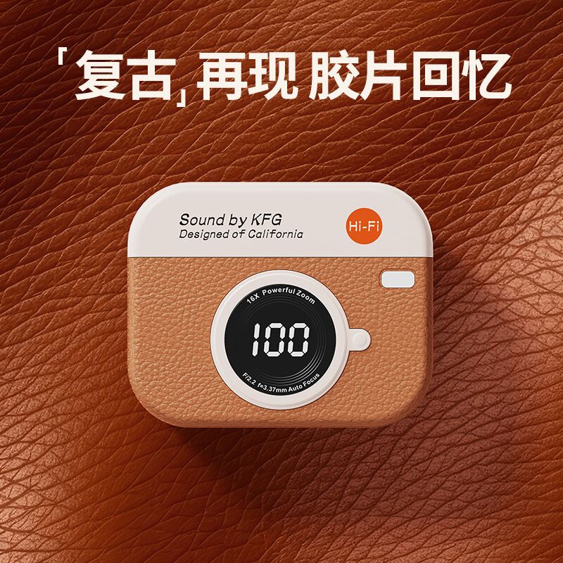 Q87 — беспроводные наушники-клипсы в ретро-стиле, шумоподавление, Bluetooth 5.4, для спорта