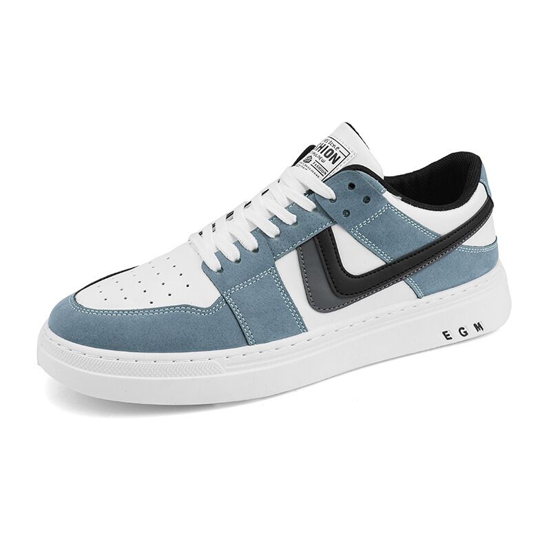 Мужские кеды AJ в стиле Air Force 1, модель 6201, низкие, воздухопроницаемые, синие, чёрные, серые