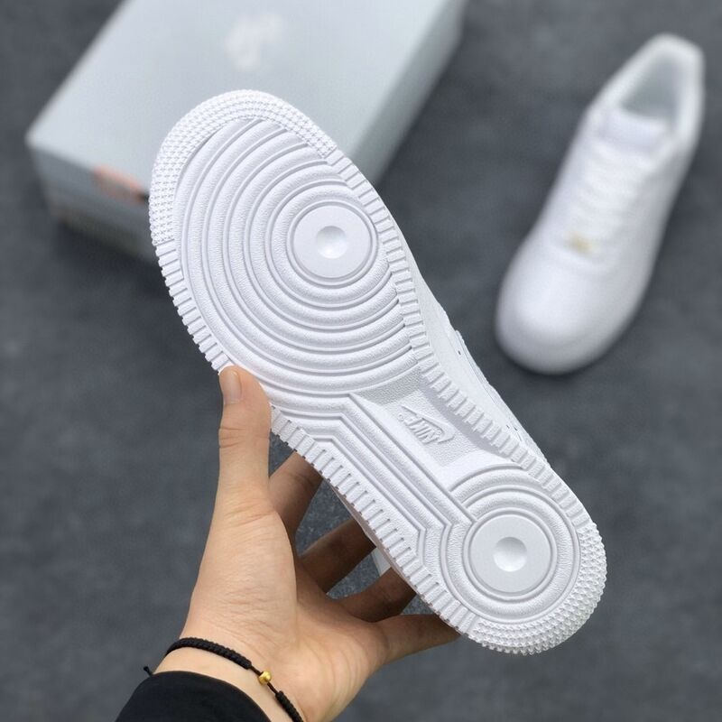 Кеды Air Force 1 '07 Low унисекс, натуральная кожа, нескользящая подошва, повседневные