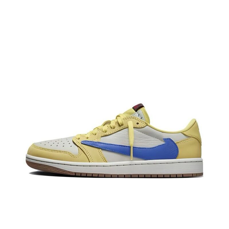 Кеды AJ1 Low с обратным свушем, натуральная кожа, резиновая подошва, унисекс